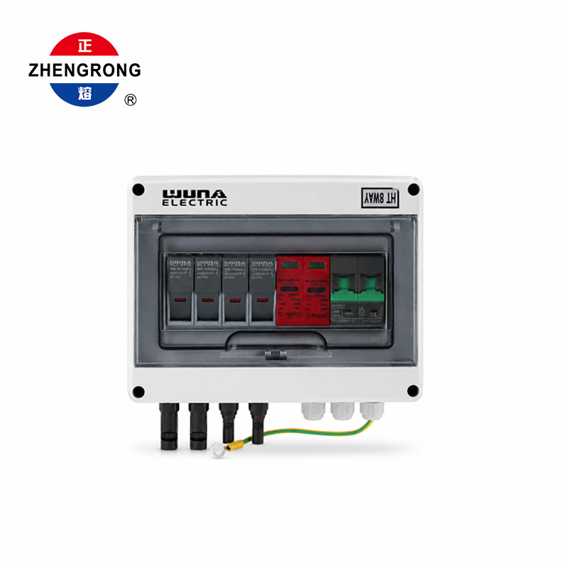 Caja combinadora fotovoltaica CC de 2 cuerdas con certificación CE