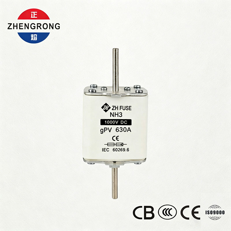 Fusible NH3 1000V DC 630A gPV para sistemas solares fotovoltaicos