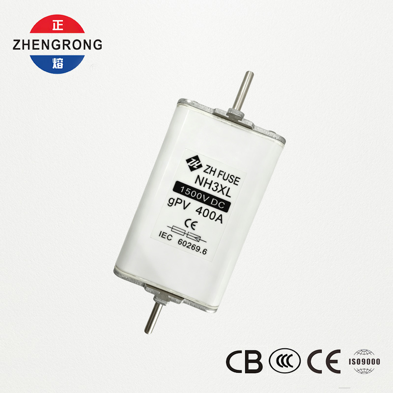 Enlace de fusible fotovoltaico NH3XL 400A 1500V CC gPV - Certificado IEC 60269.6