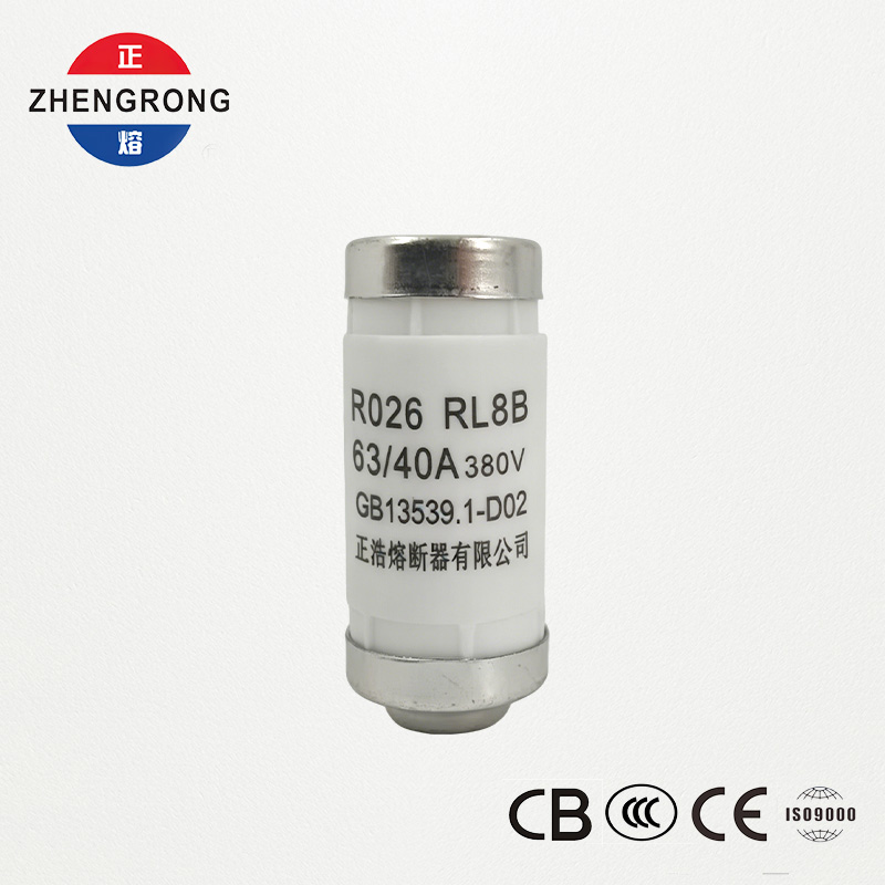 Fusible cilíndrico RL8B R026 40A 380V D02
