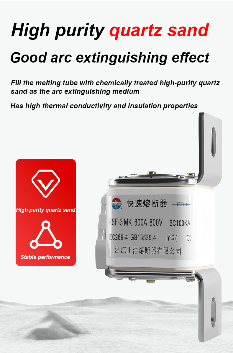 Fusibles RSF-3MK 800V-800A BC100KA